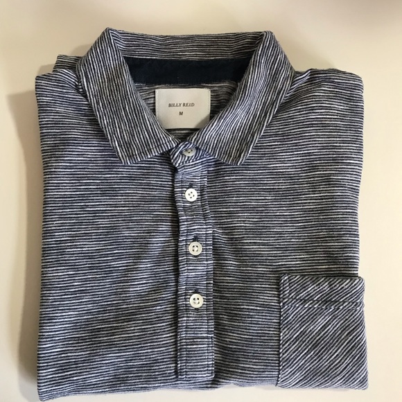 Billy Reid Polo Shirt Sz M - Picture 3 of 9
